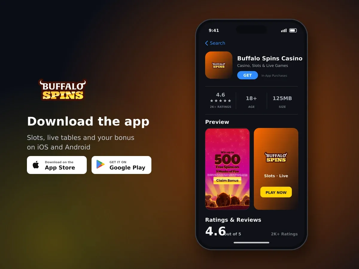 Buffalo Spins Casino app