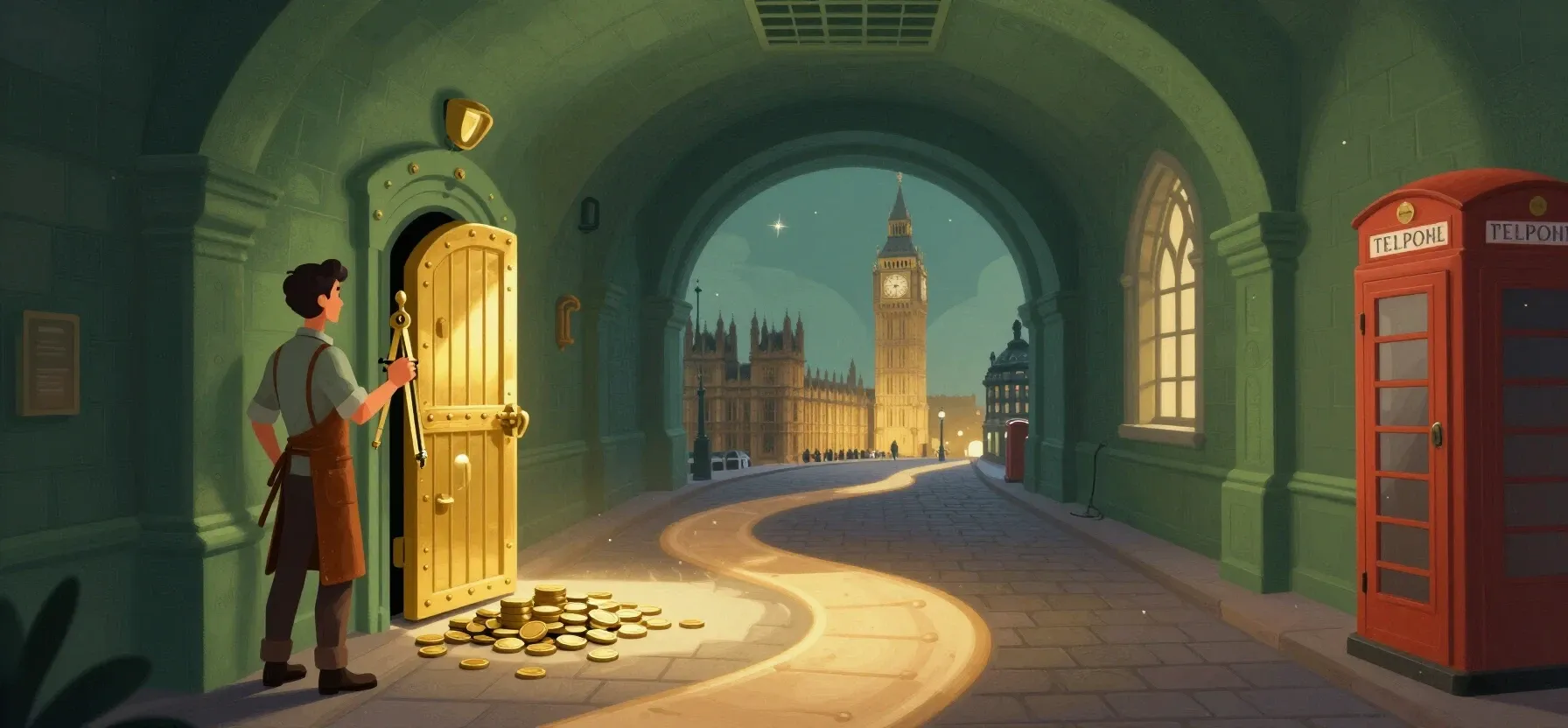 Buffalo Spins Casino bonus balance beside a golden vault door