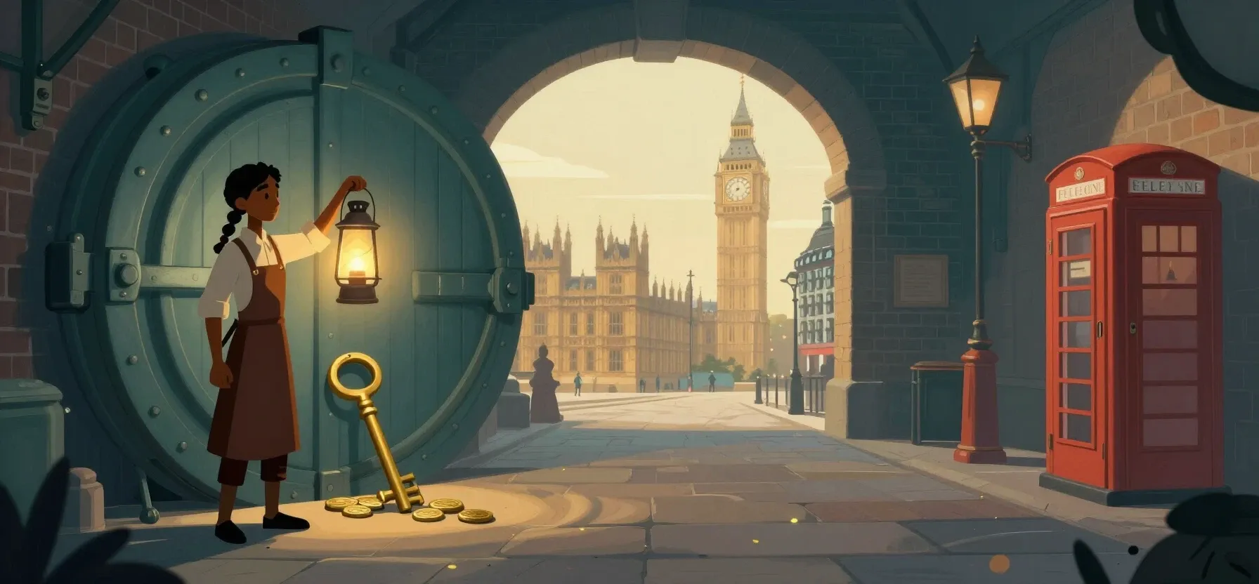Buffalo Spins Casino login key beside a secure vault door